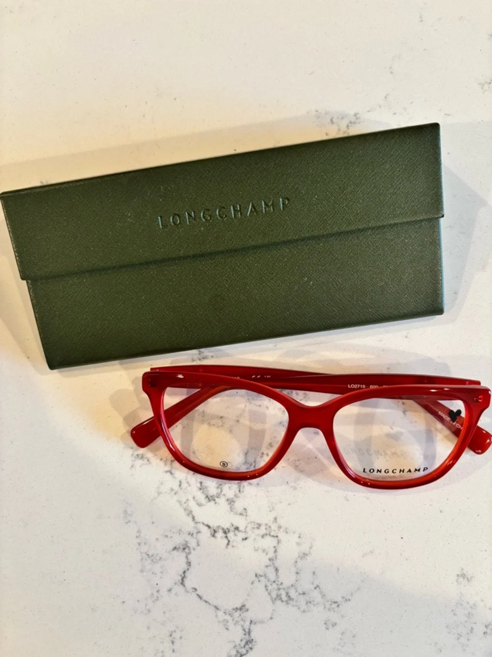 Brand New Longchamp Red Ladies Eyeglass Frames - Picture 2 of 7